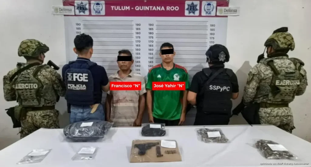 FGE Quintana Roo obtiene prisión preventiva para tres sujetos por homicidio calificado en Tulum y Benito Juárez