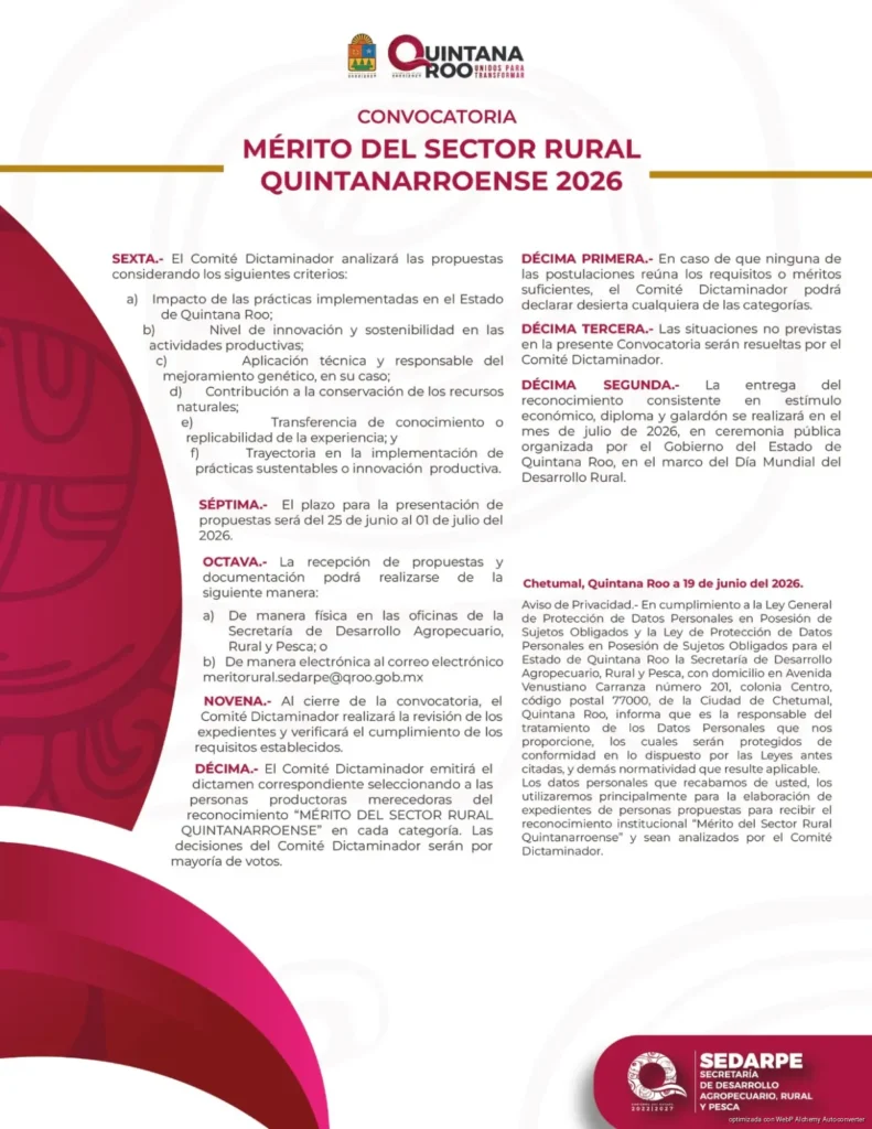 Quintana Roo abre por primera vez reconocimiento al trabajo del campo y la pesca