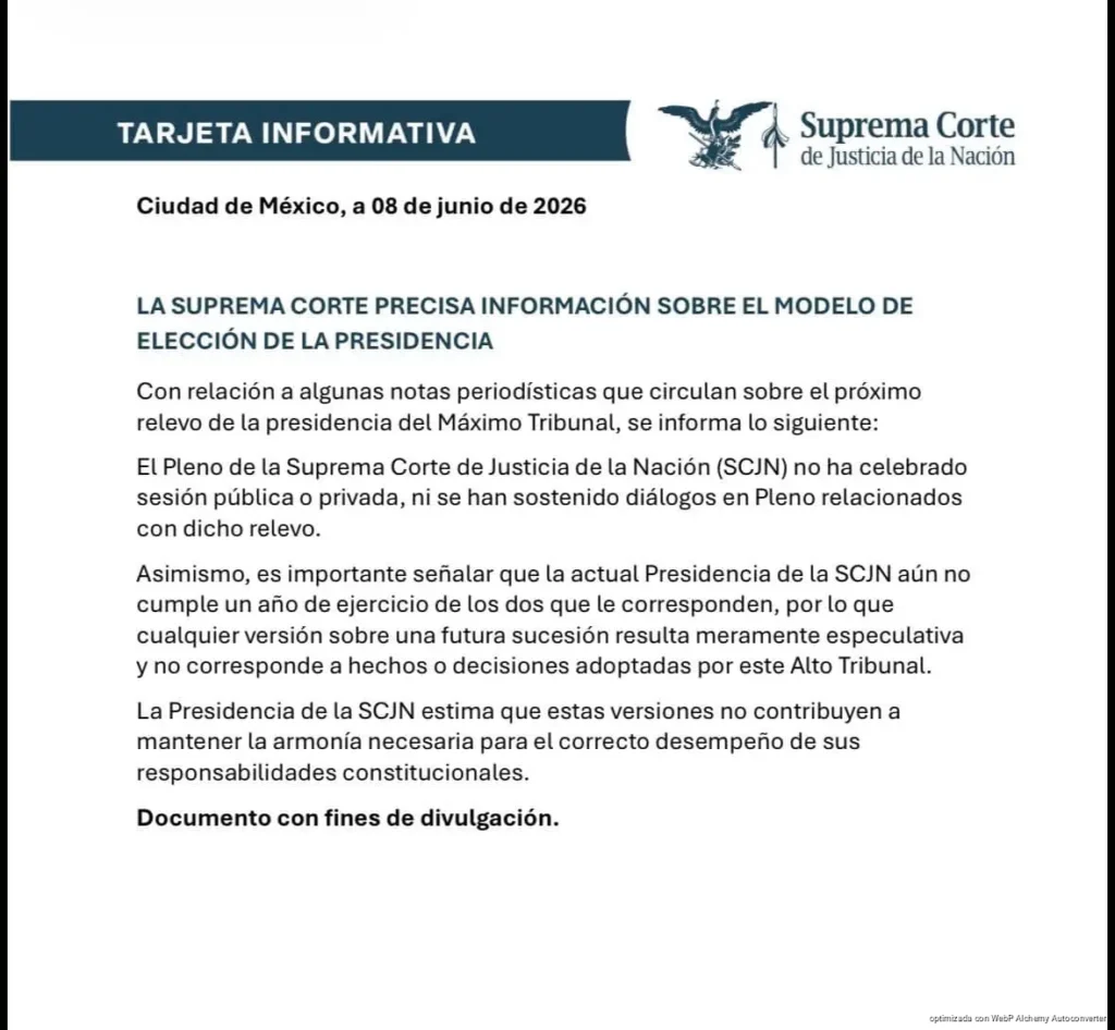 Yasmín Esquivel gana respaldo en la Corte mientras se enfría la ruta de Lenia Batres