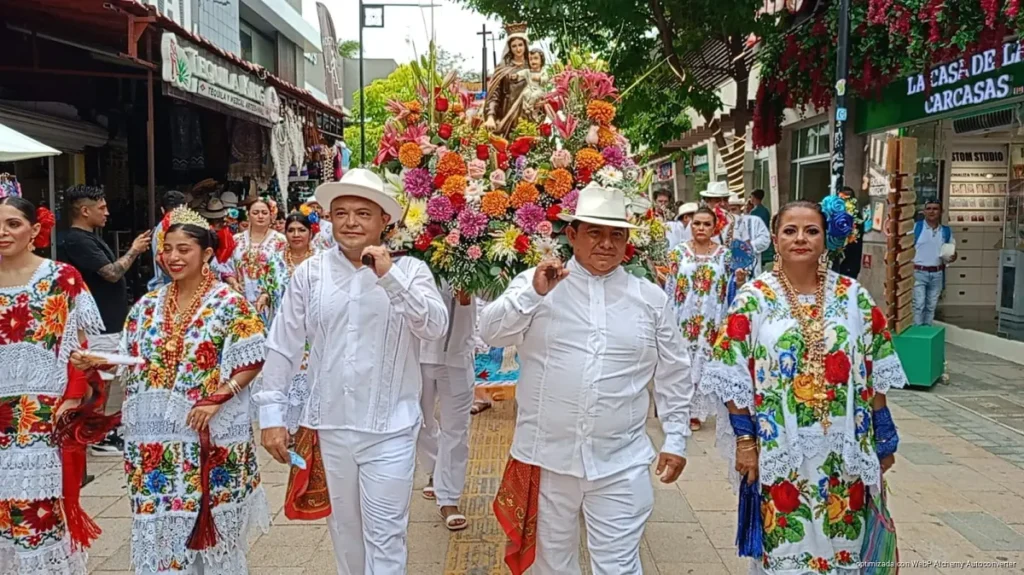 Orgullosos de nuestras raíces, de festejar a nuestra Virgen del Carmen: Cecilio Puc