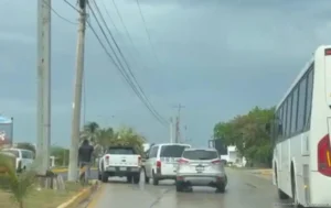 Lluvias provocan tres accidentes en el bulevar Colosio