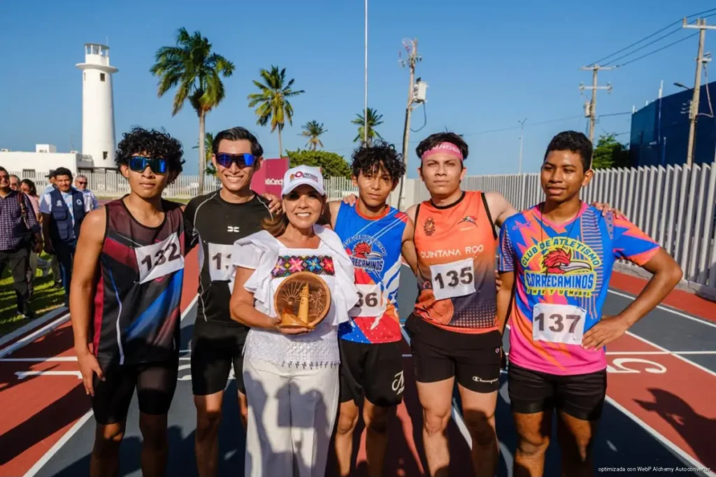 Abre la puerta Mara Lezama para que Chetumal entre a la élite del atletismo con la primera pista con certificación internacional de la Península
