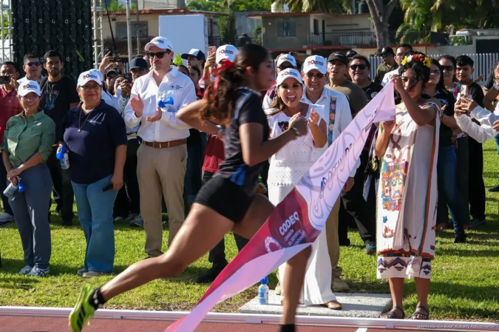 Abre la puerta Mara Lezama para que Chetumal entre a la élite del atletismo con la primera pista con certificación internacional de la Península