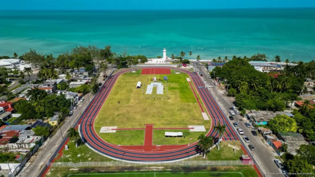 Abre la puerta Mara Lezama para que Chetumal entre a la élite del atletismo con la primera pista con certificación internacional de la Península