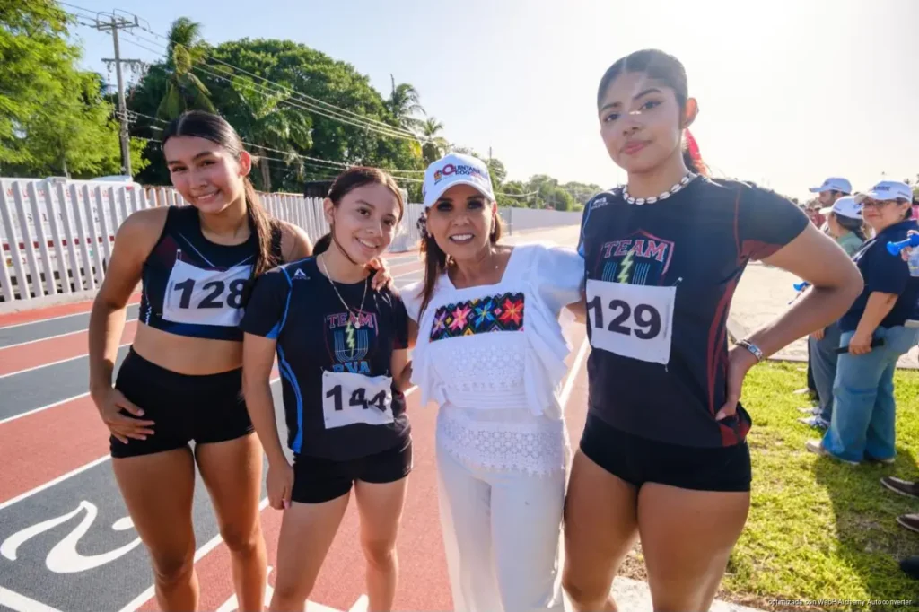 Abre la puerta Mara Lezama para que Chetumal entre a la élite del atletismo con la primera pista con certificación internacional de la Península