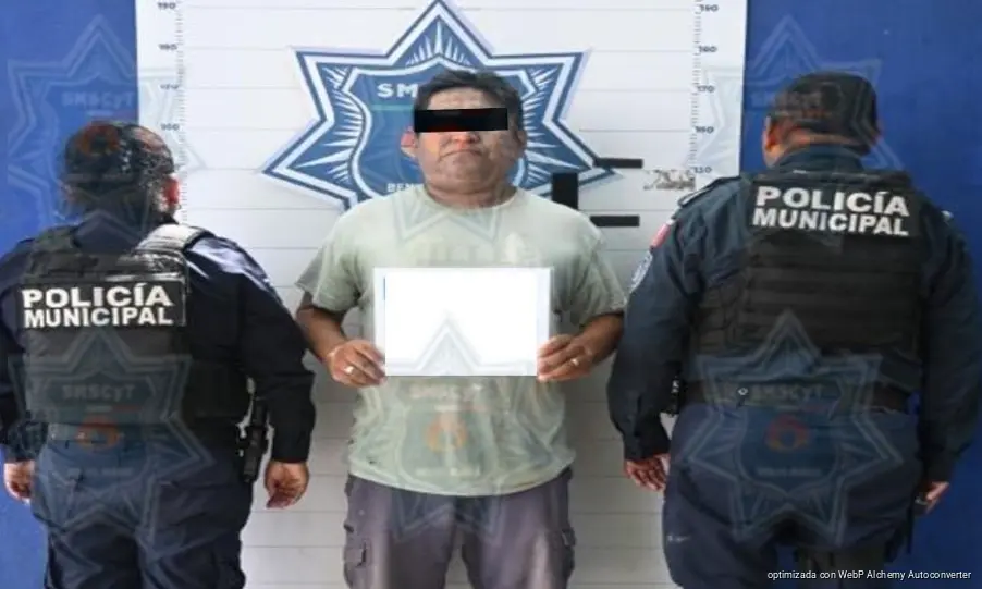 Detienen a conductor con vehículo robado en Cancún
