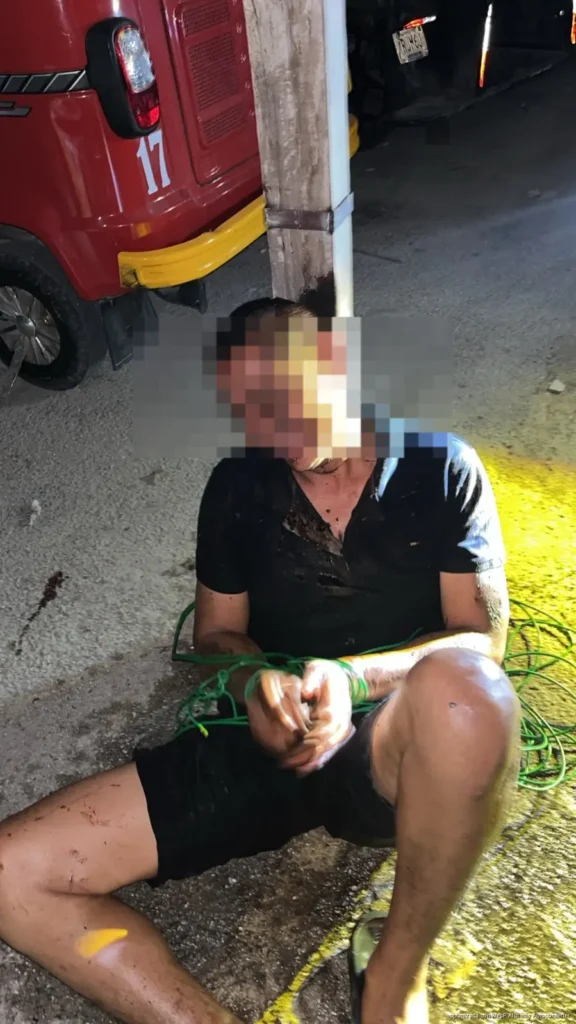 Vecinos someten a presunto ladrón en Villas Otoch Paraíso