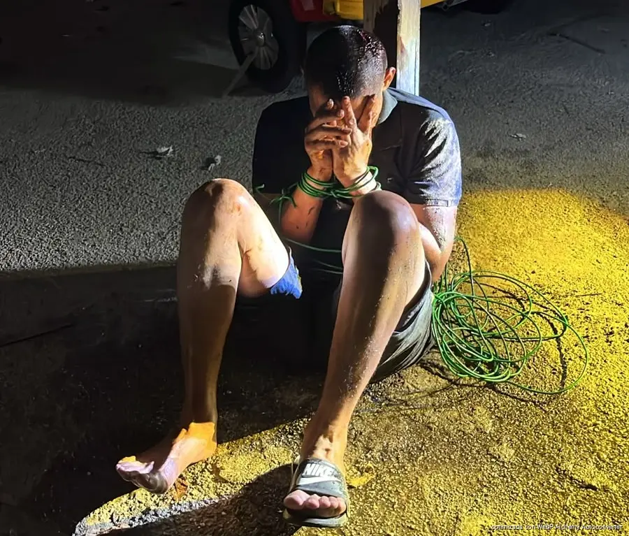Vecinos someten a presunto ladrón en Villas Otoch Paraíso