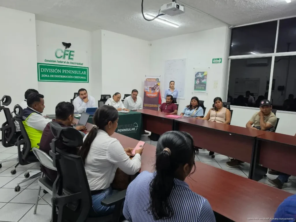 Encabeza Secretaría de Gobierno plan de acción con la CFE para fortalecer el servicio eléctrico en comunidades rurales del sur de Quintana Roo Encabeza Secretaría de Gobierno plan de acción con la CFE para fortalecer el servicio eléctrico en comunidades rurales del sur de Quintana Roo