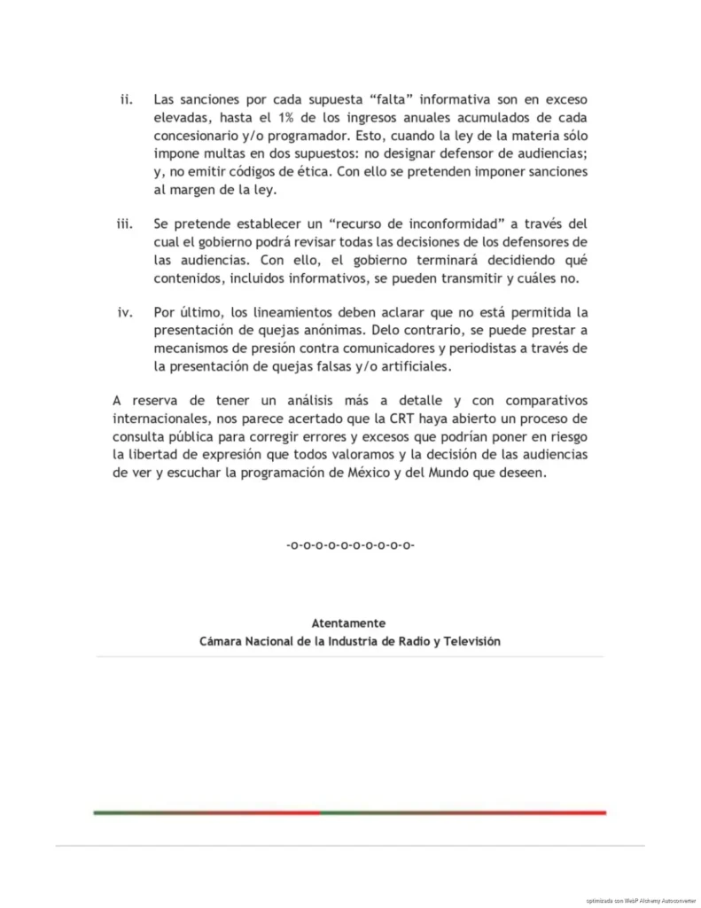 Alertan sobre los nuevos lineamientos de audiencias de Luisa María Alcalde que amenazan la libertad de expresión en México