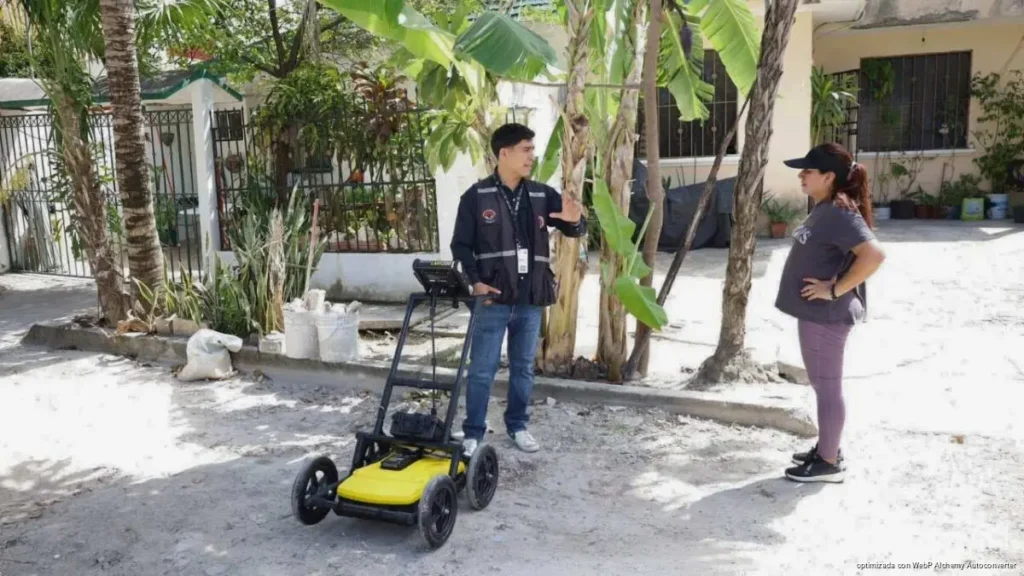 Detectan hasta 15 anomalías bajo el suelo con georadar en Cancún Detectan hasta 15 anomalías bajo el suelo con georadar en Cancún