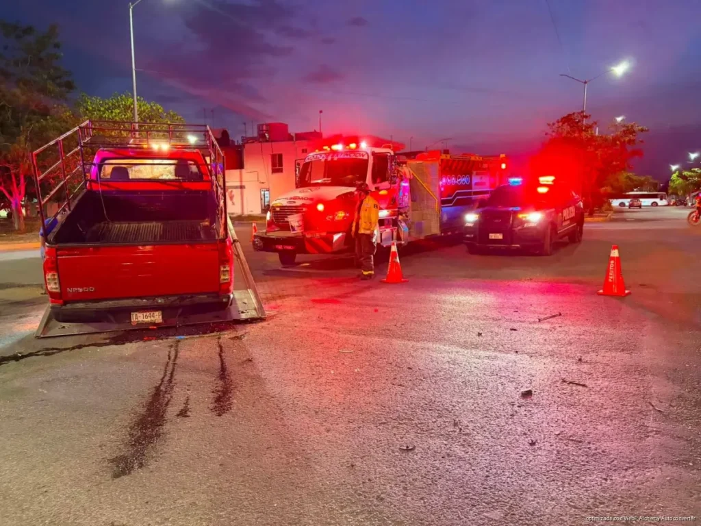 Deja choque tres pasajeros lesionados en Pescadores 2