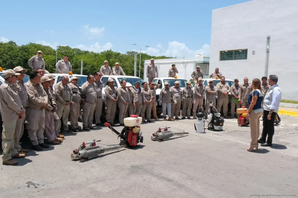 Reconoce Mara Lezama labor del personal de Vectores en la prevención de enfermedades en Quintana Roo