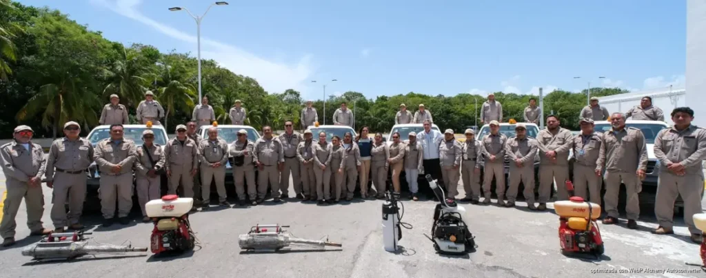 Reconoce Mara Lezama labor del personal de Vectores en la prevención de enfermedades en Quintana Roo