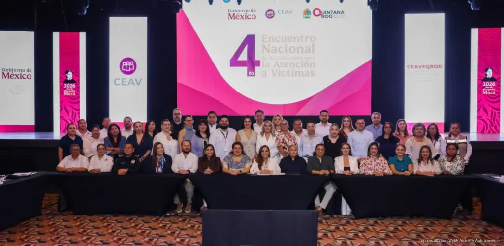 Fortalecen desde Cancún coordinación nacional para brindar atención integral a víctimas