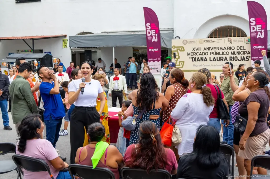 Mercado Diana Laura cumple 18 años como referente comercial de Playa del Carmen