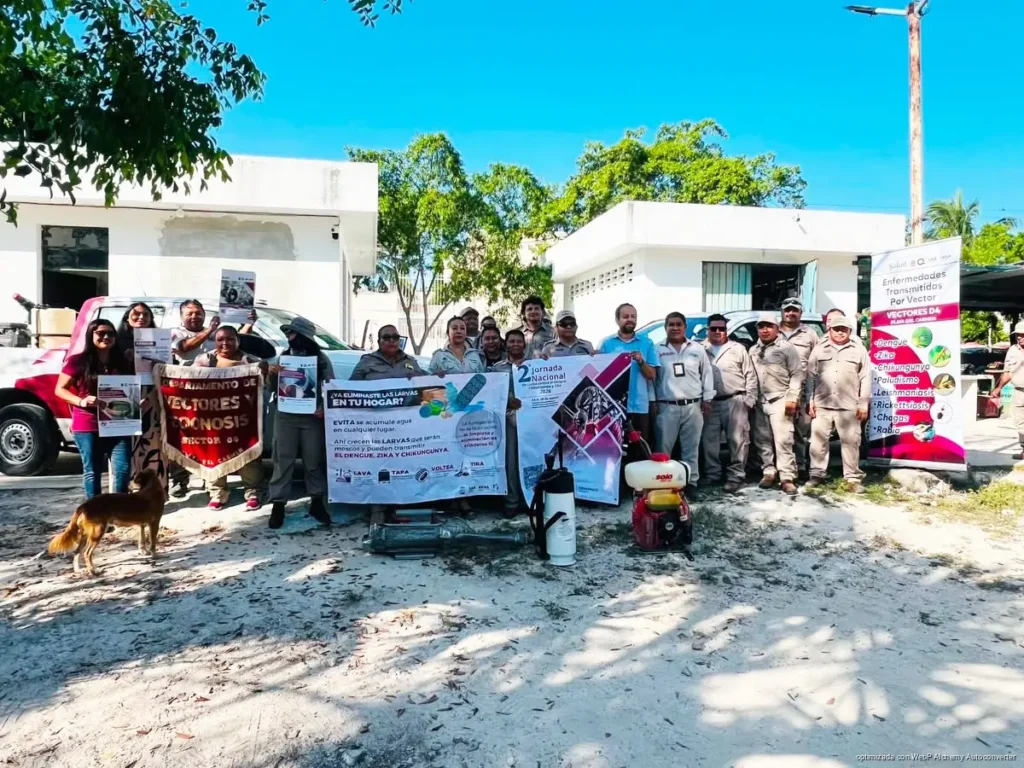 Refuerzan combate al dengue en Playa del Carmen con 90 trabajadores de vectores