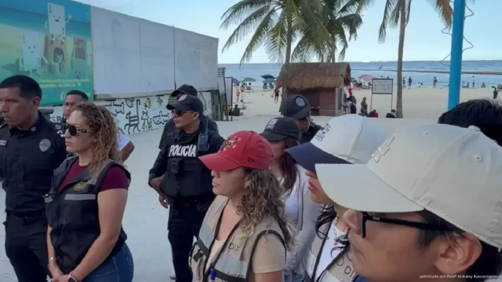 Resguarda DIF a tres menores por explotación laboral en Playa del Carmen; hay detenidos Resguarda DIF a tres menores por explotación laboral en Playa del Carmen; hay detenidos