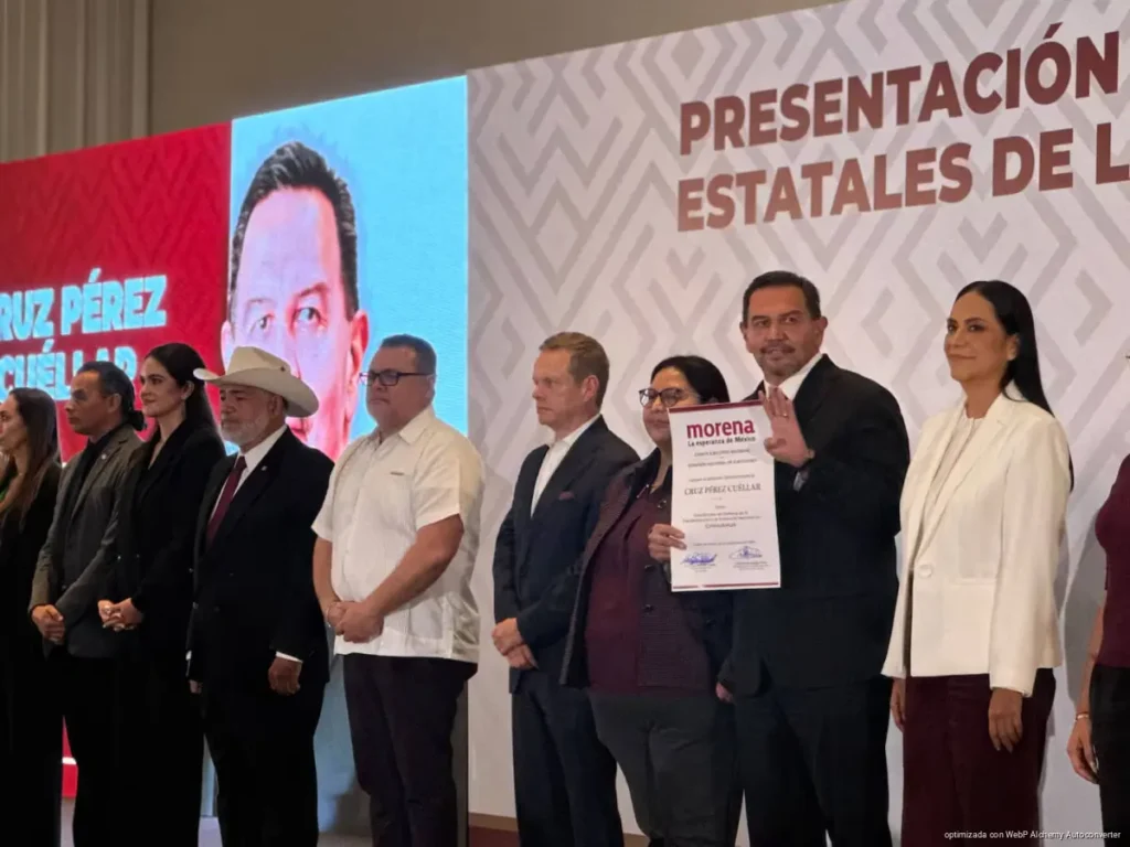 Morena nombra a Cruz Pérez Cuéllar coordinador estatal en Chihuahua y deja fuera a Andrea Chávez Morena nombra a Cruz Pérez Cuéllar coordinador estatal en Chihuahua y deja fuera a Andrea Chávez
