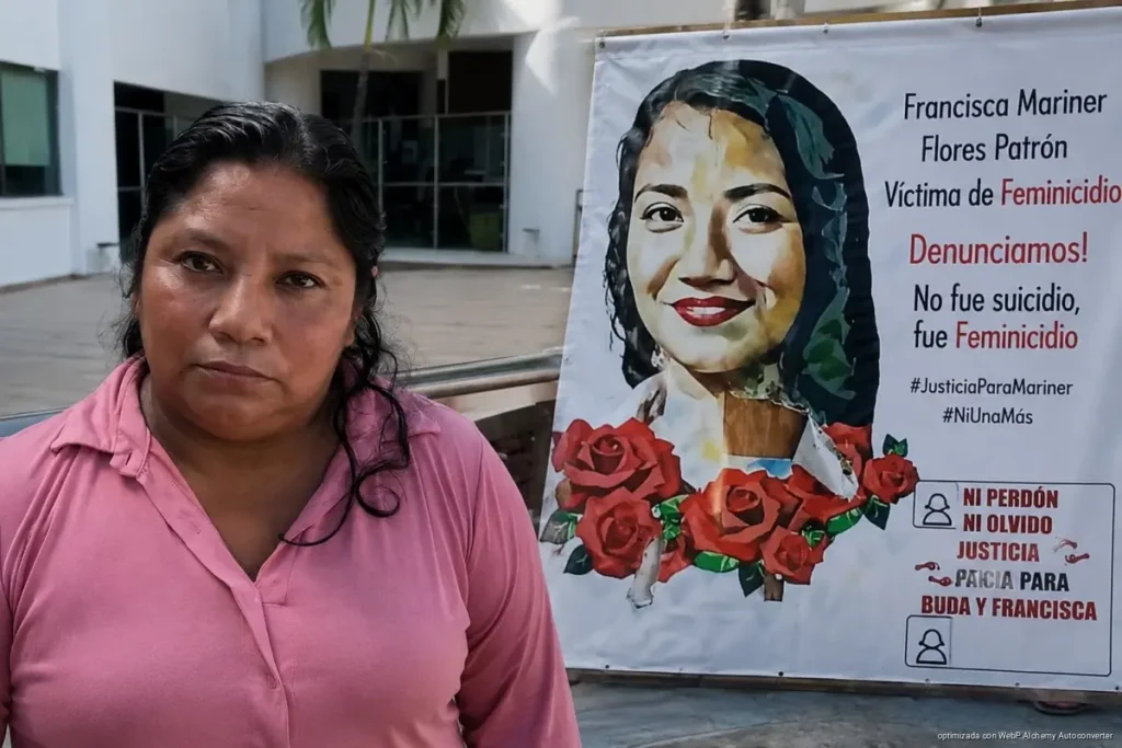 Dañan lona de víctima de feminicidio que estaba bajo resguardo municipal en Cancún Dañan lona de víctima de feminicidio que estaba bajo resguardo municipal en Cancún