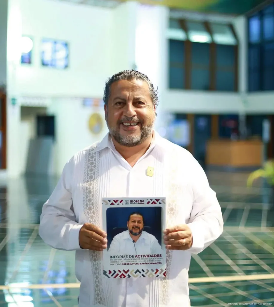 Jorge Sanén rinde informe y destaca trabajo legislativo en Cancún Jorge Sanén rinde informe y destaca trabajo legislativo en Cancún