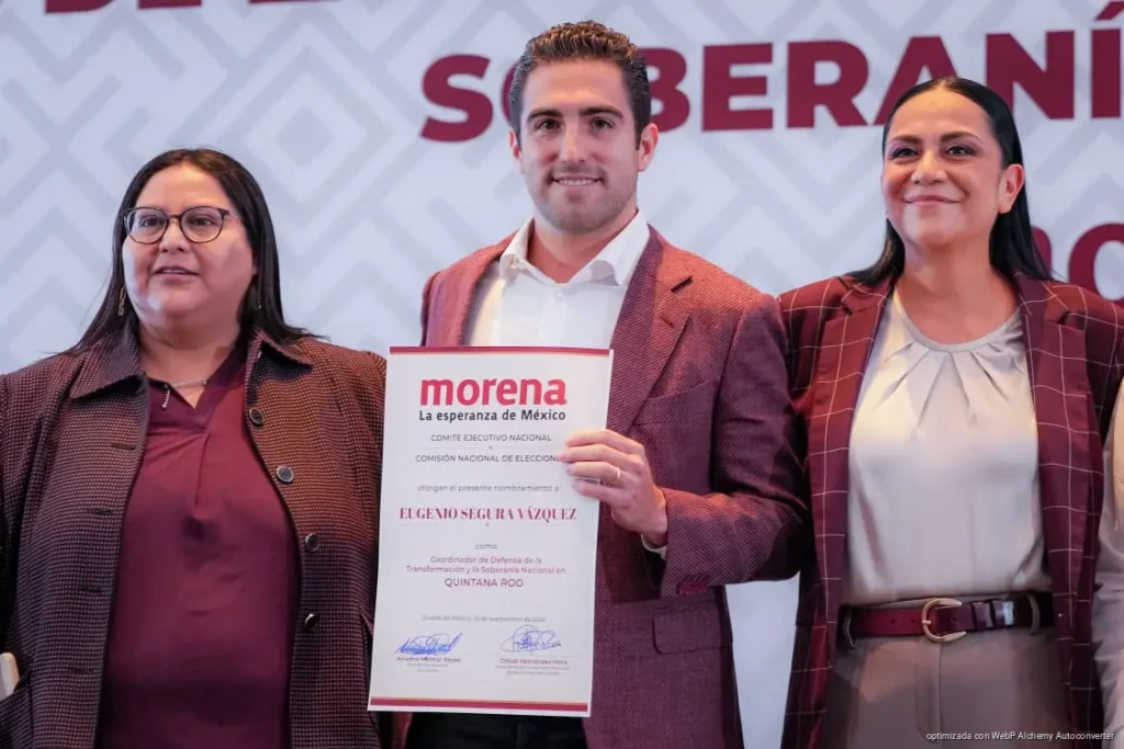 Es "Gino": Morena elige a su coordinador de la Defensa de la Transformación en Quintana Roo