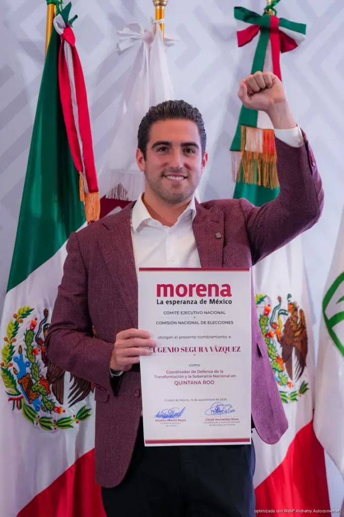 Es "Gino": Morena elige a su coordinador de la Defensa de la Transformación en Quintana Roo