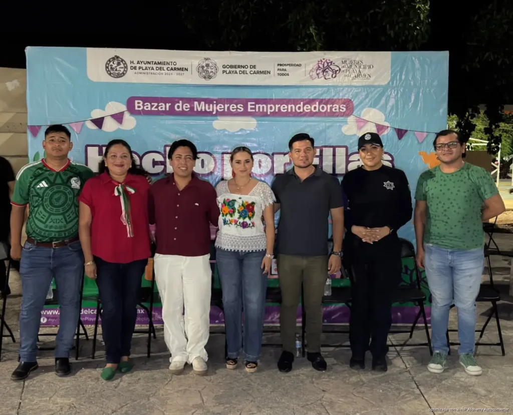 Más de 40 emprendedoras activan el bazar de mujeres en Playa del Carmen