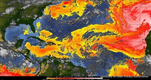 Polvo del Sahara reduce lluvias y aumenta la bruma en José María Morelos Polvo del Sahara reduce lluvias y aumenta la bruma en José María Morelos, con recomendaciones para disminuir molestias por partículas suspendidas.