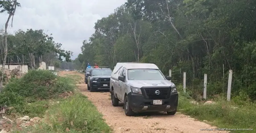 Investigan muerte de adulto mayor en una brecha de Playa del Carmen