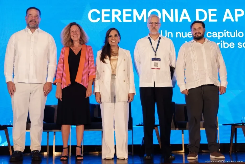 En Cancún, Mara Lezama inaugura la 4ª Conferencia UE-Caribe sobre sargazo con 45 países