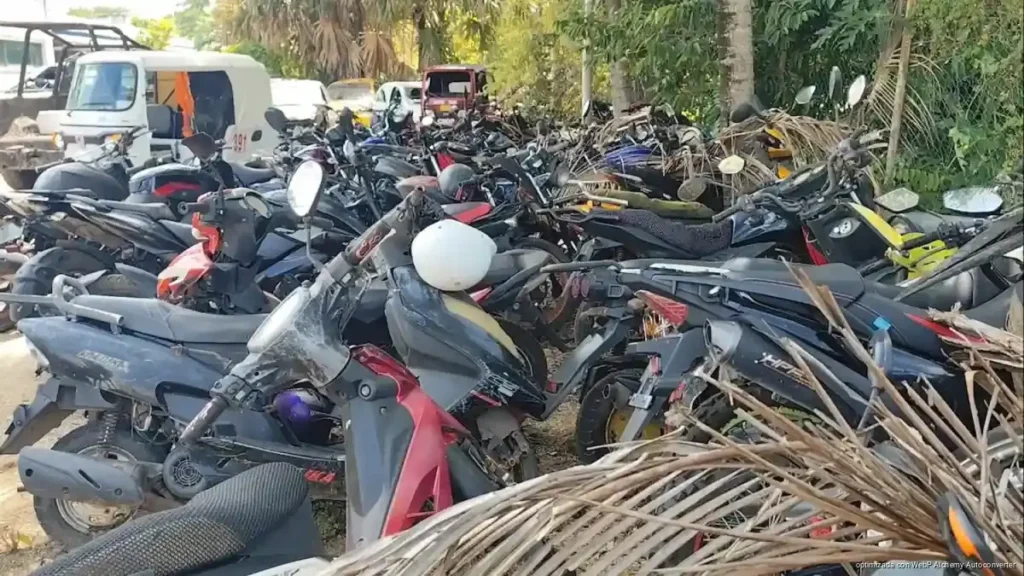Motocicletas saturan el corralón de José María Morelos por multas que superan su valor