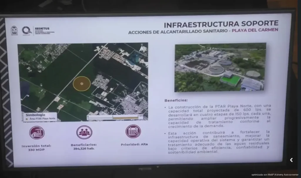 Proyectan dos plantas de tratamiento y dos acueductos para Cancún y Playa del Carmen