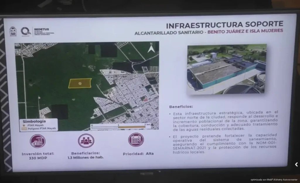 Proyectan dos plantas de tratamiento y dos acueductos para Cancún y Playa del Carmen