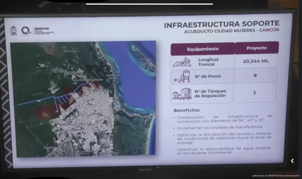 Proyectan dos plantas de tratamiento y dos acueductos para Cancún y Playa del Carmen