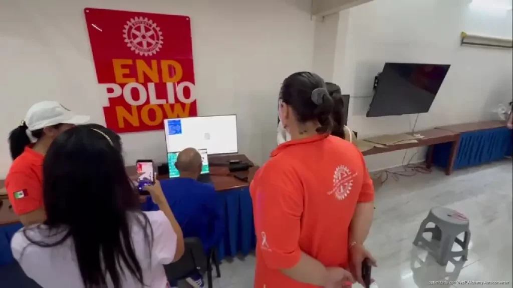Rotary busca fondos para mantener la vacunación contra la polio