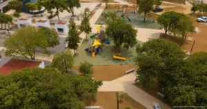 Parque infantil en Quintana recibe inversión de 90 mil pesos y comunidad busca una casa de salud Parque infantil en Quintana recibe inversión de 90 mil pesos y comunidad busca una casa de salud