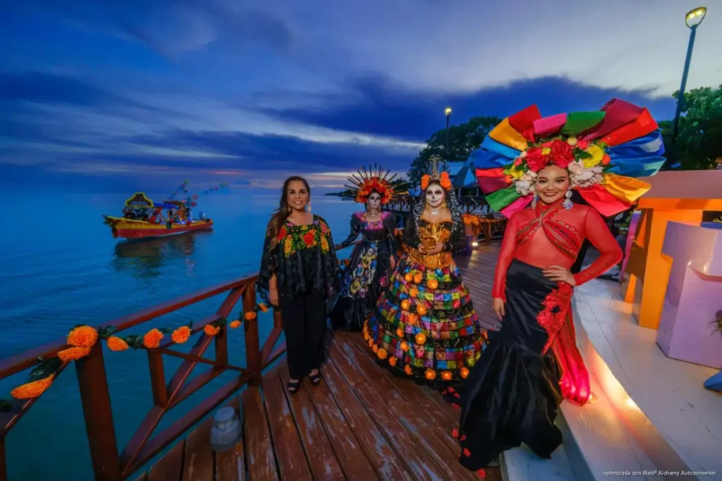 Janal Pixan llega por primera vez a Calderitas con espectáculos gratuitos en la Bahía de Chetumal