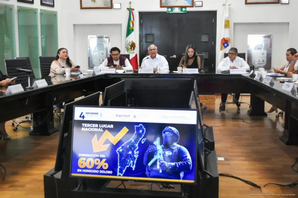 Quintana Roo reporta caída del 60% en homicidios y 2 mil 468 detenidos Quintana Roo reporta caída del 60% en homicidios y 2 mil 468 detenidos