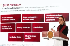 Sheinbaum anuncia decreto para proteger a menores en redes sociales, pero sin sanciones Sheinbaum anuncia decreto para proteger a menores en redes sociales, pero sin sanciones